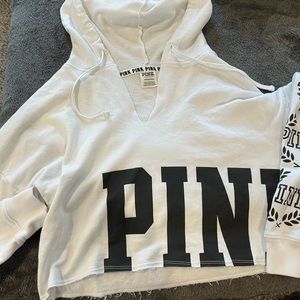 Victoria Secret crop hoodie